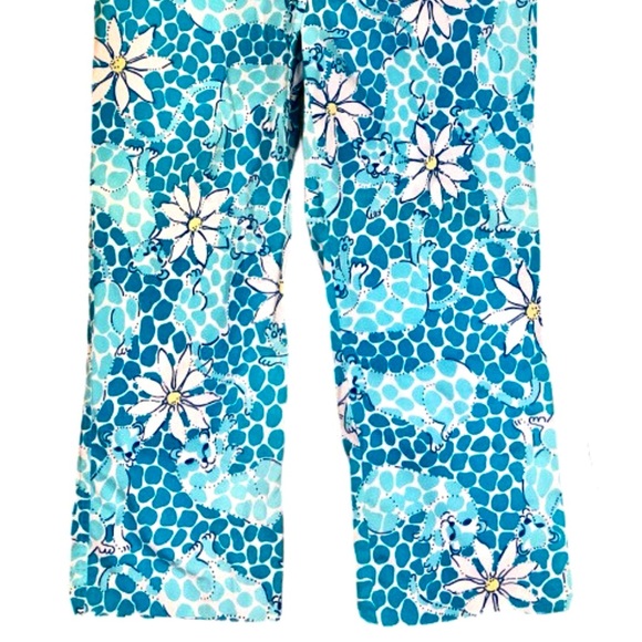 Lily Pulitzer Tiger Daisy Print Pants - Picture 2 of 7
